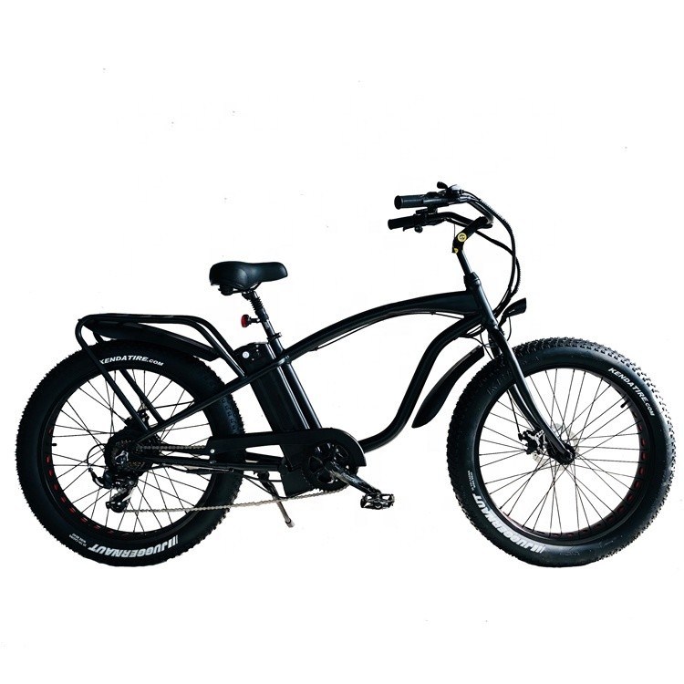 26" 4.0 48V 1000W 21AH Batería de litio Cuadro de aluminio eléctrico grasa Gran neumático de nieve Crucero de playa bicicleta