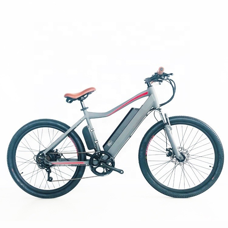 Tamaño de la rueda de 26 "500W 48V 14AH Batería de litio Freno de disco E-MTB bicicleta eléctrica de montaña