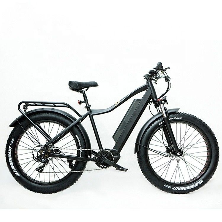 500watt 17AH Batería 8Fun Motor Medio M600 26&quot; 4.0 neumático de nieve bicicleta de montaña eléctrica