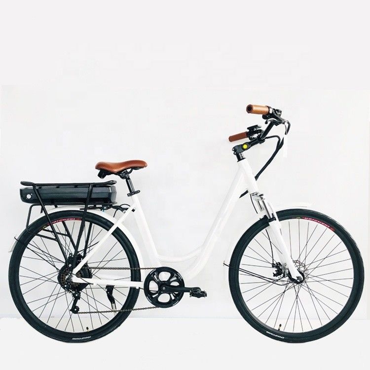 26&quot;*1.95 Kenda Pneumático 28&quot; 36V350W 28KM/H 14AH Batería de litio OEM/ODM EN15194 Mujeres Bicicleta eléctrica de la ciudad