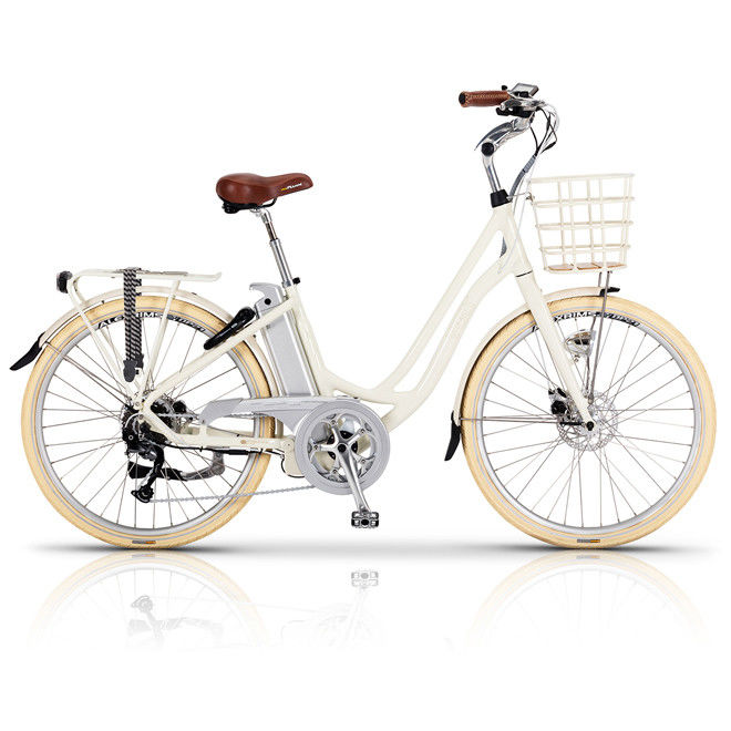 Velocidad máxima 45KM/H 48V500W 14AH 7 velocidades Aluminio Cuadro Disco Freno Bicicleta híbrida eléctrica
