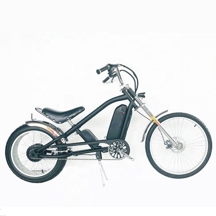 24&quot;-20&quot; 48V500W 40KM/H Single Speed Adult Chopper Bicicleta eléctrica con y Pedal ordinario