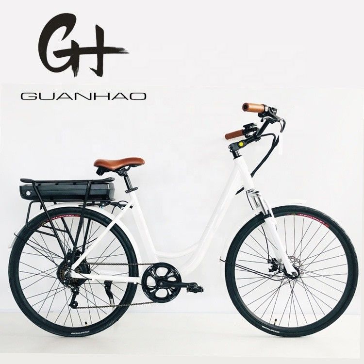 Bicicleta de 28 pulgadas 36V250W Batería de litio 14AH EN15194 EN15194 para mujeres Lady USA Europa