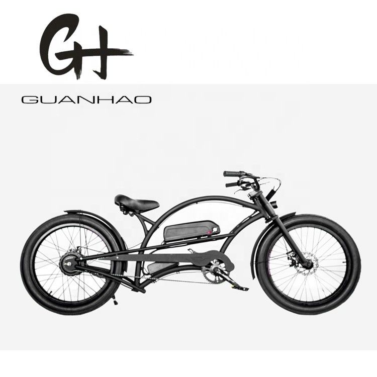 Bicicleta eléctrica 24&quot;x3.0 neumático 1000W 17AH Hi-Ten Acero marco 50KM/H Shimano velocidad crucero