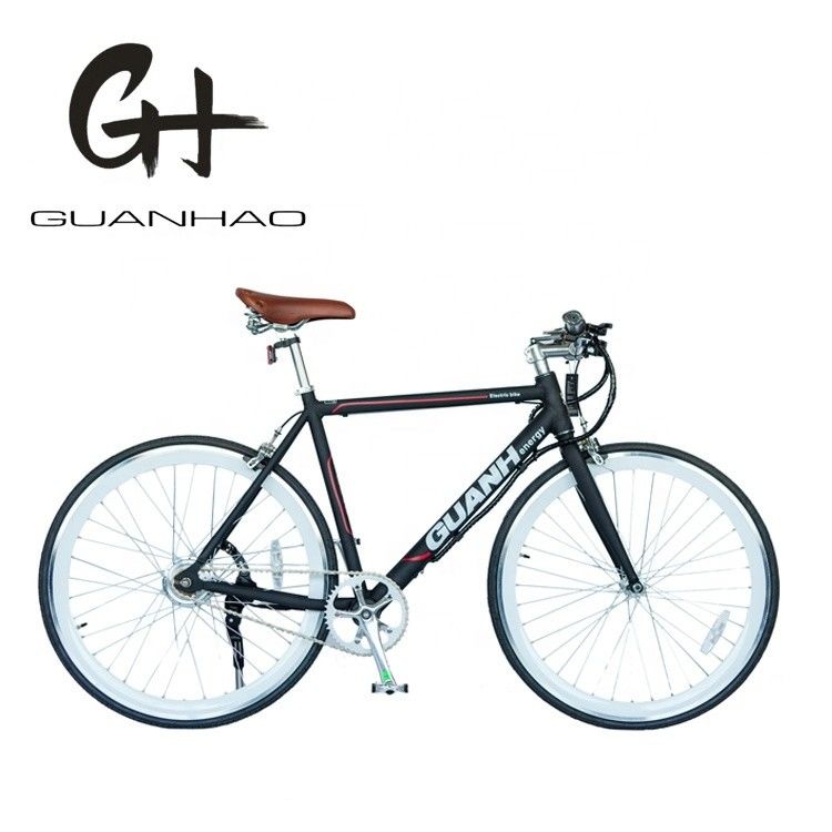 Bicicleta eléctrica de aluminio de 700C CE EN15194 Certificado 36V 350W Motor 10.8AH Batería de litio oculta