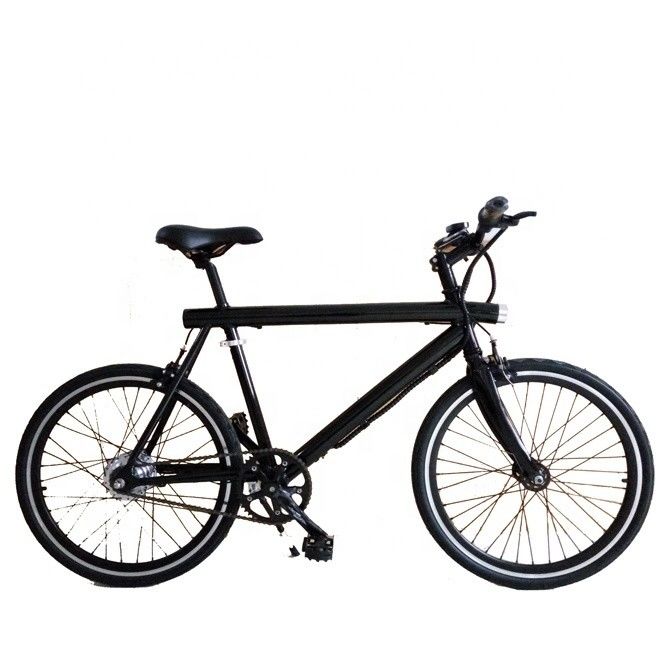 Bicicleta eléctrica de ciudad de 20 pulgadas 350W con batería oculta y logotipo de color OEM certificada por CE