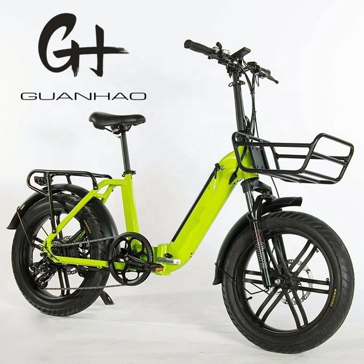 750W Magwheel Motor A través de Aluminio Cuadro Plegable Suspensión de la horquilla Bicicleta Plegable Eléctrica