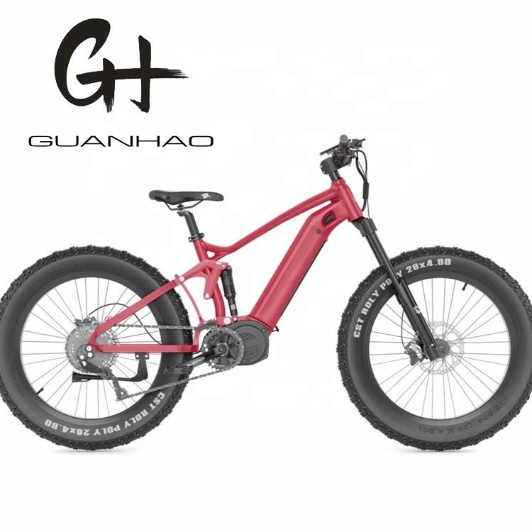 Batería de tubo descendente de 26 pulgadas Bafang M620 Motor medio 48V 750W 10.5AH CE 45KM/H EBIKE de neumáticos de grasa