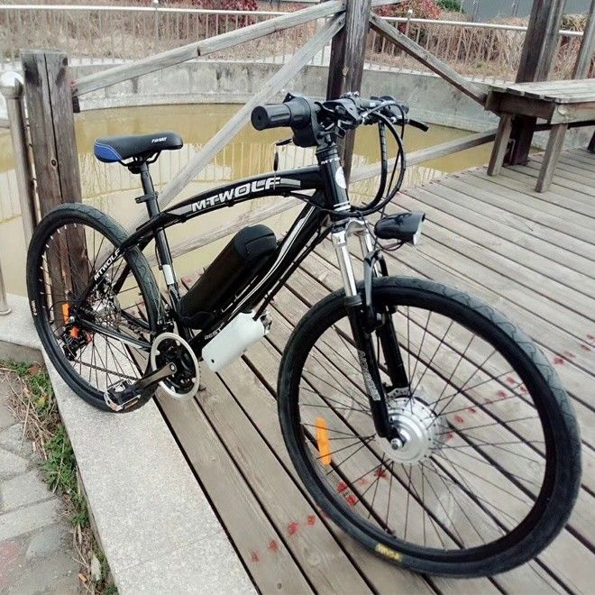 26&quot; bicicleta eléctrica de montaña con capacidad de batería de 6,8AH y motor de 24V 250W de la rueda delantera en Europa