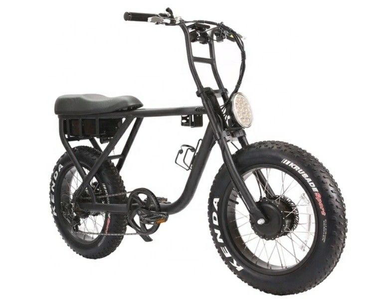 Elegante 20&quot; 48V 500W rueda trasera sin escobillas de motor 4.0 neumático de grasa bici eléctrica de ciudad chopper
