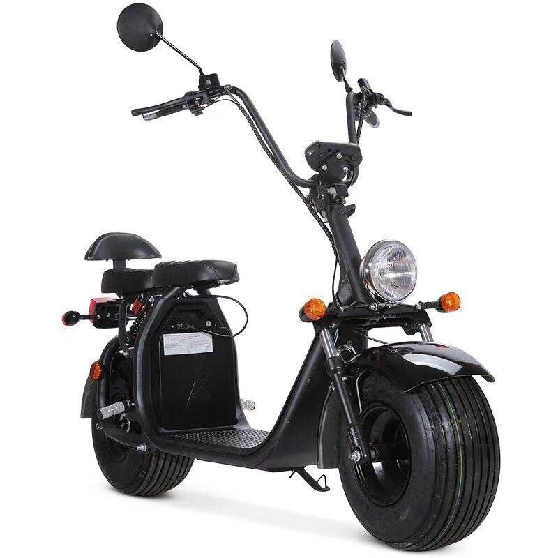 Citycoco Bike Scooter eléctrico de neumáticos de grasa Moped con motor de cubo trasero de 60V 2000w 12 &quot;tamaño de rueda