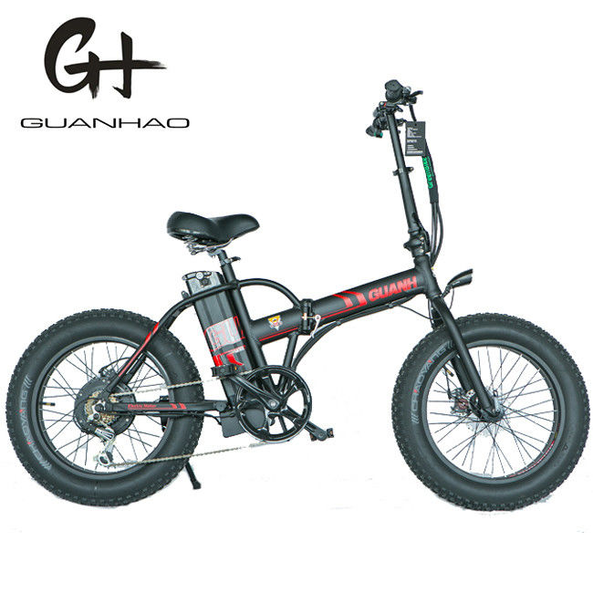 10.5 AH Capacidad de la batería 500W Plegable grasa neumático plegable bicicleta eléctrica E bicicleta bicicleta
