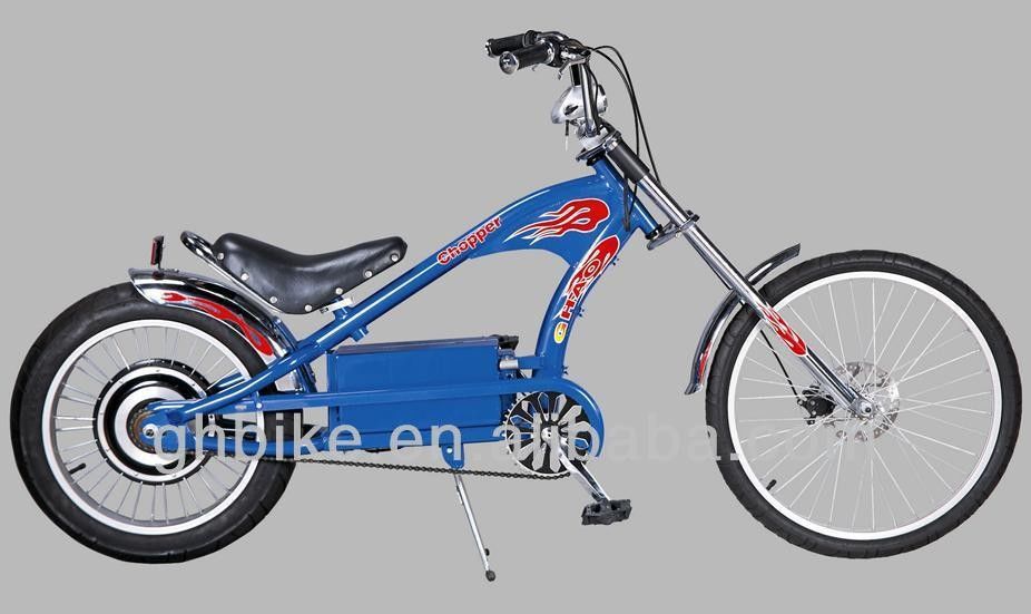 24&quot;-20&quot; Chopper Electric Bike Bicicleta con batería de litio y freno de disco