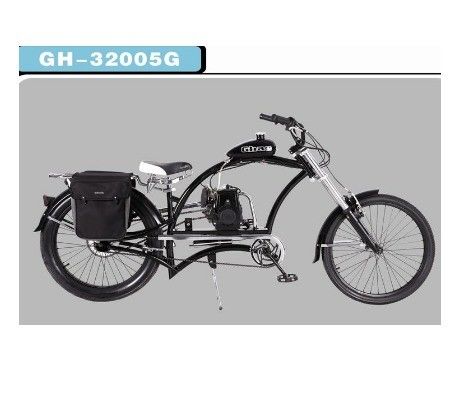 Motor Chopper de 24' 80CC con marco de aleación de aluminio Diseño fresco de la motocicleta estándar de EE.UU.
